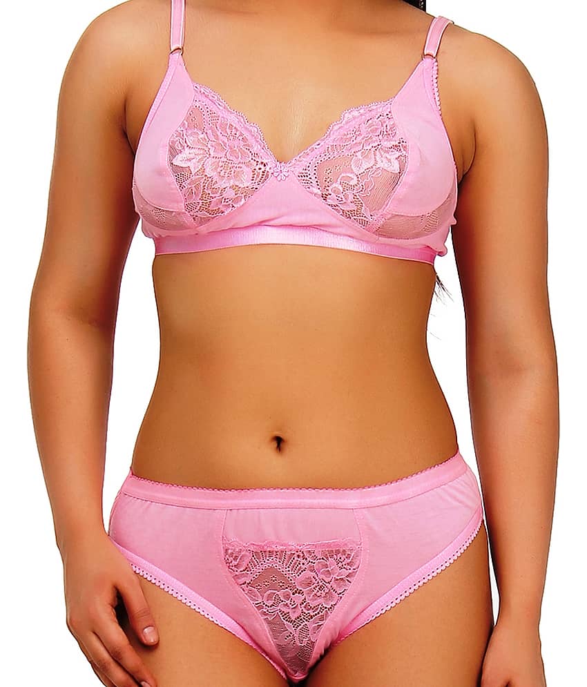 TCG Multi Color Cotton Lycra Bra & Panty Set view 2