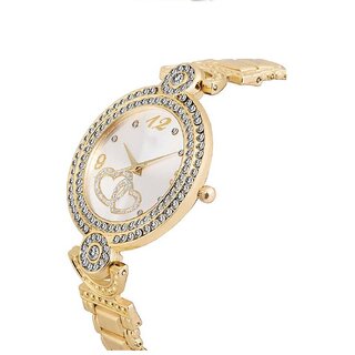 Hrv Fashion Italian Golden Design Women Analog Watch For Girls And Ladies Watch - For Women view 2