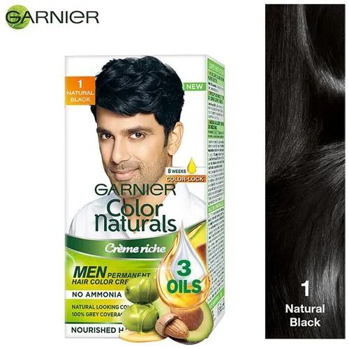 Garnier Color Naturals Men Natural Black Shade 1, ( 30 ml + 30 gm) view 2