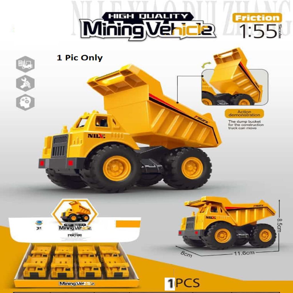 KTRS ENTERPRISE Dumper Truck Construction Vehicles for Kids Pretend Play Toy Trucks Play Set Building Vehicles Set (Small Dumper) view 2