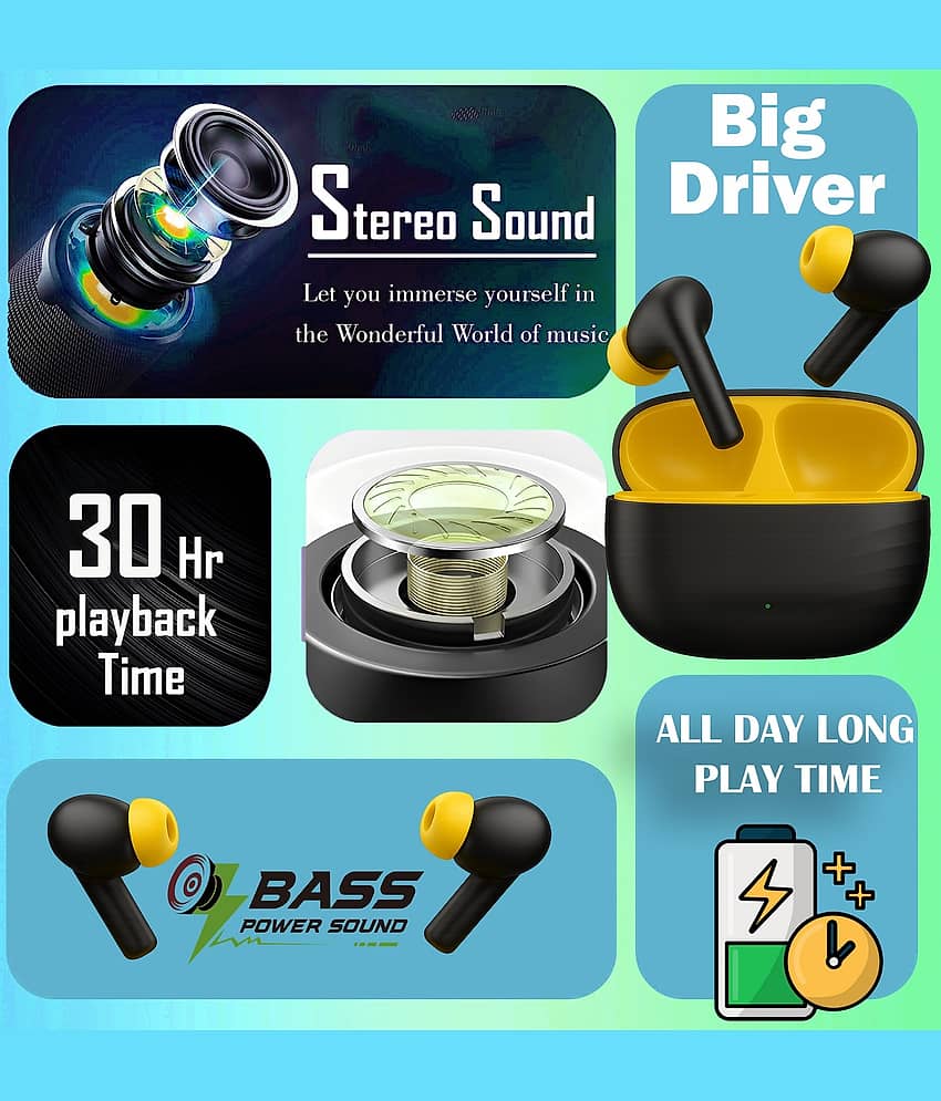 Lightweight Bluetooth Earbuds with Charging Case view 2