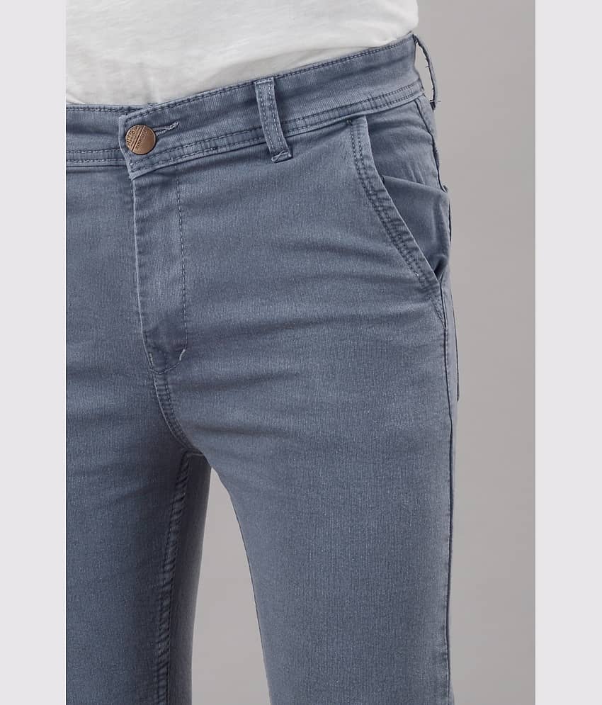 MOUDLIN Regular Fit Clean Look Men's Jeans - Grey ( Pack of 1 ) view 2
