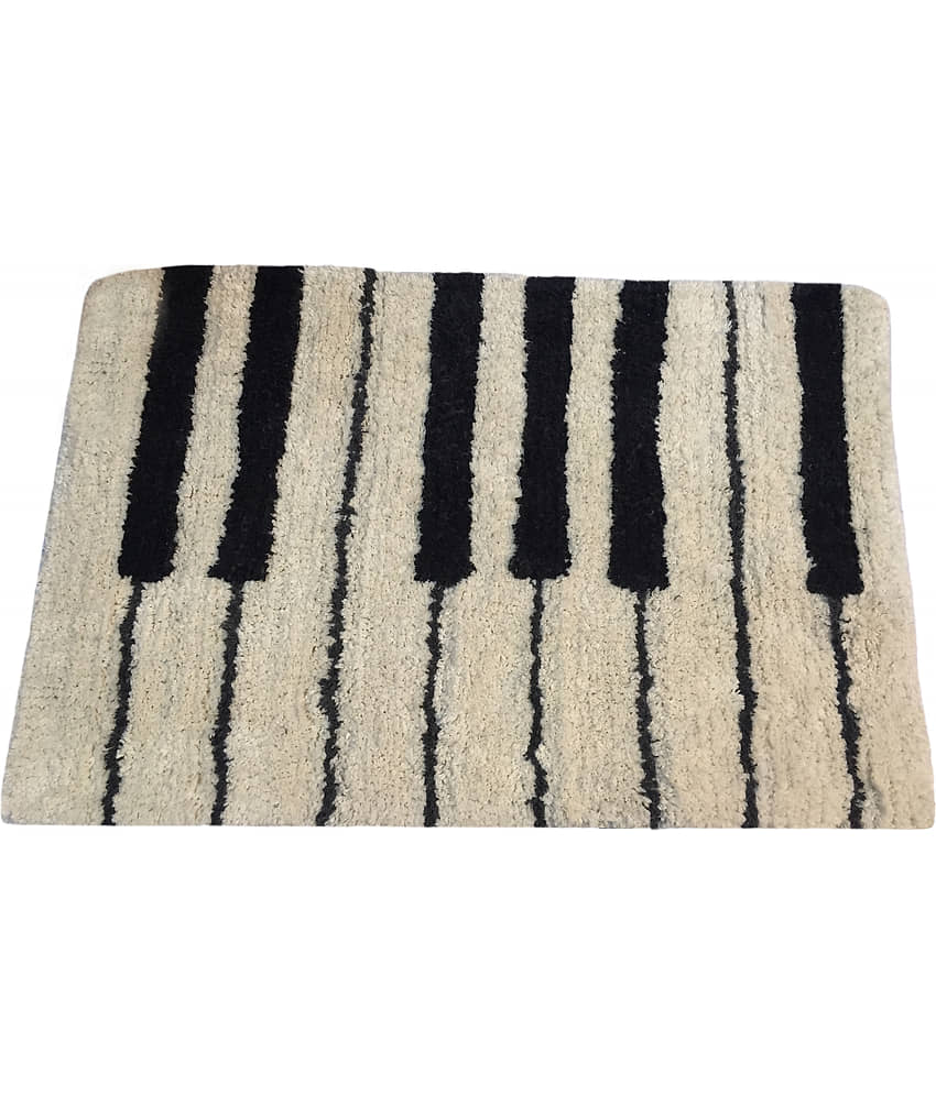 Aazeem Antiskid Cotton Door Mat ( 60 X 40 cm ) Set of 4 Yellow view 2
