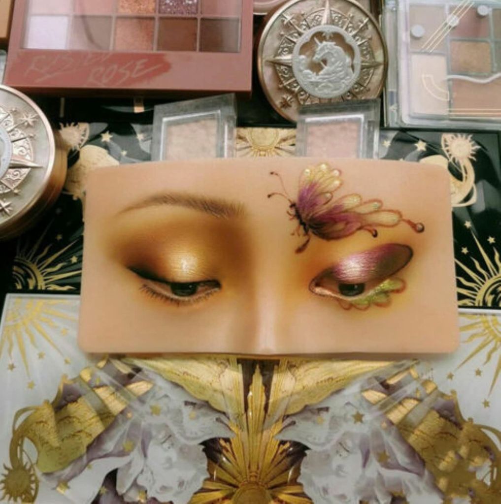 Elecsera Makeup Practice Face, Eyelash, Eyebrow Practice Pad 5D Realistic Skin Mannequin 3 g (Skin) view 2