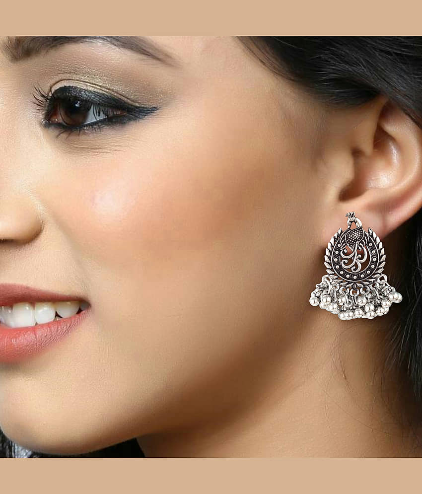 Vighnaharta - Black Drop Earrings ( Pack of 1 ) view 2