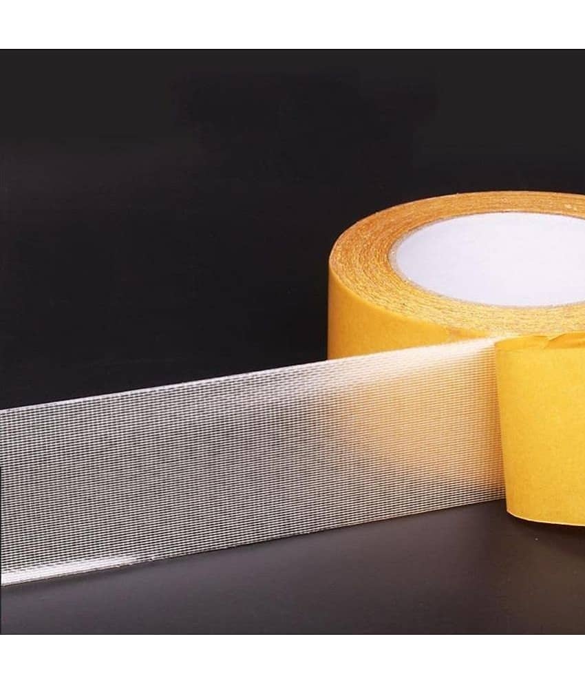 GEEO - Yellow Double Sided Decorative Tape ( Pack of 1 ) view 2
