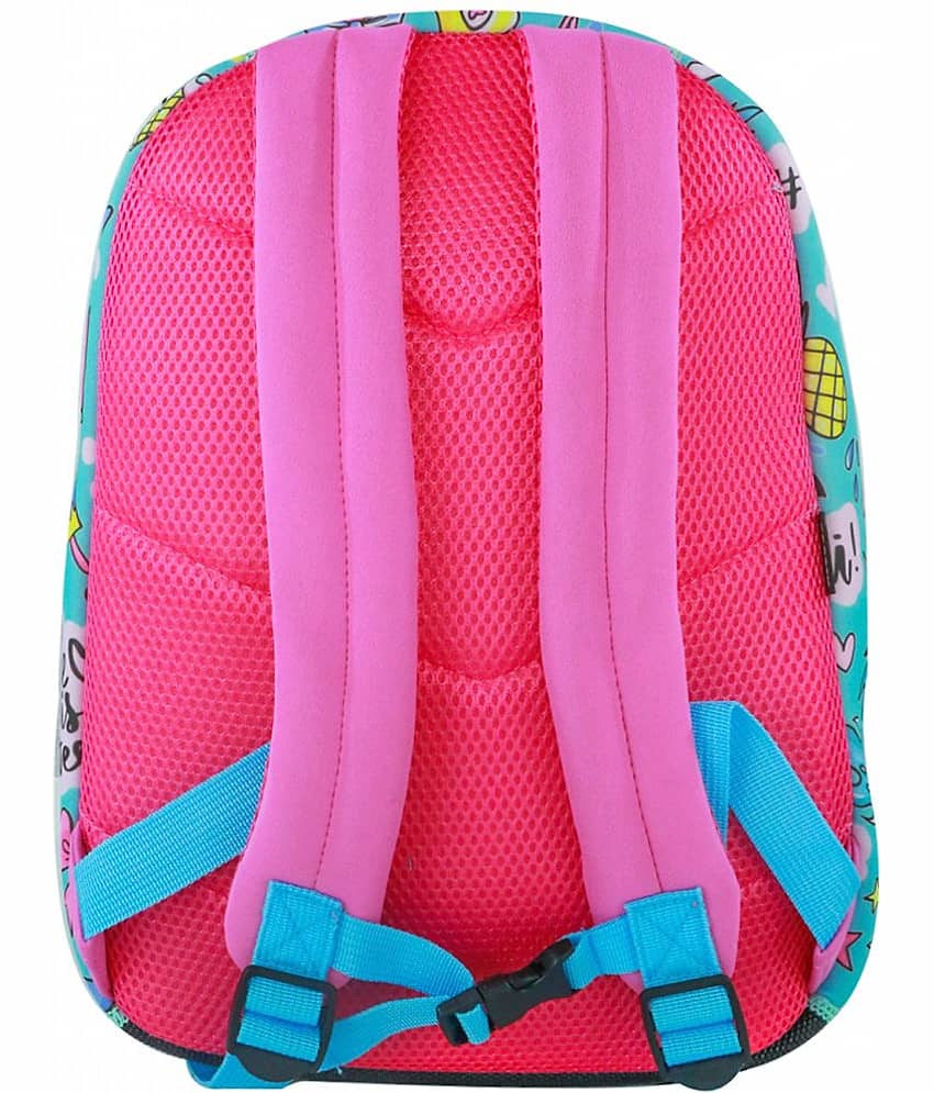 SmilyKiddos 8 Ltrs Blue Polyester College Bag view 2