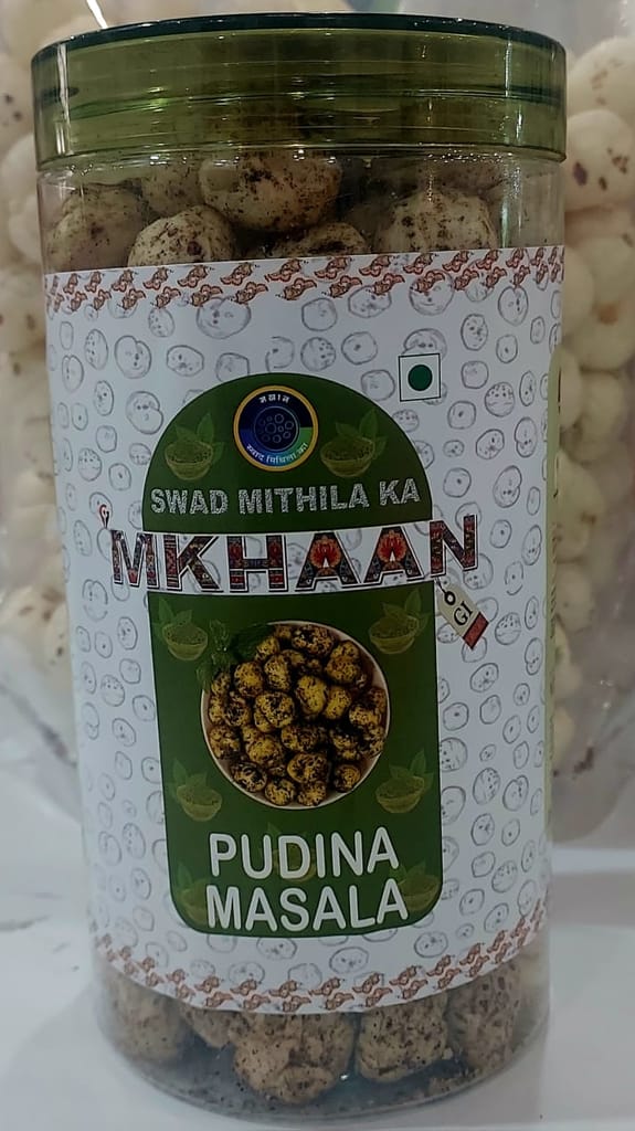 MKHAAN SWAD MITHILA KA, Roasted Makhana | PUDINA MASALA |Flavored makhana