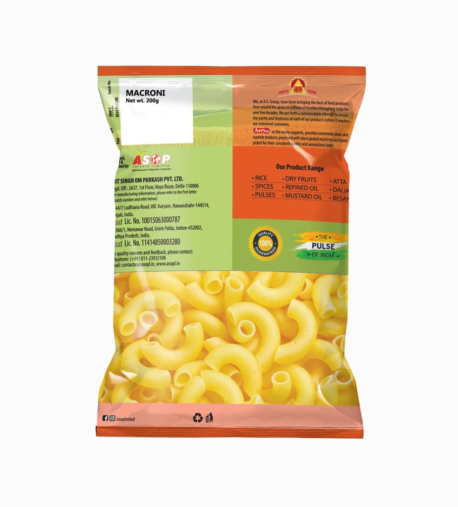 Aplus Macaroni 200gm view 2