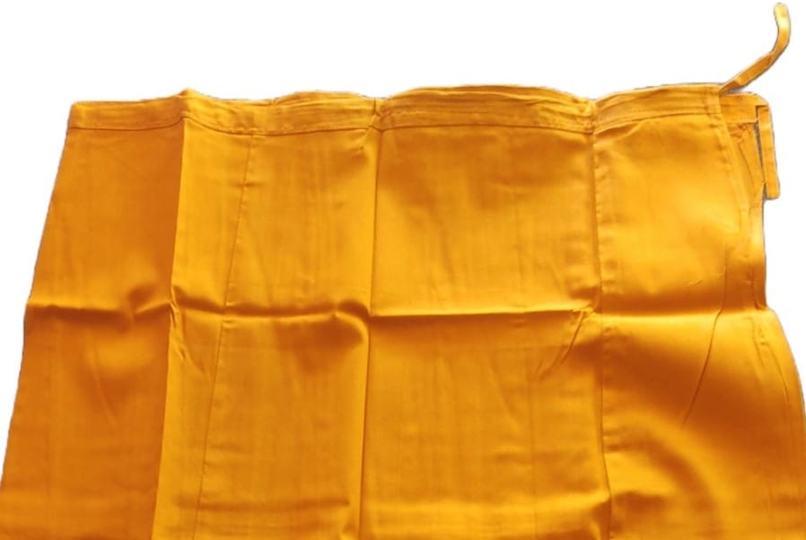 Mustard Cotton Petticoat Bethamcherla view 2