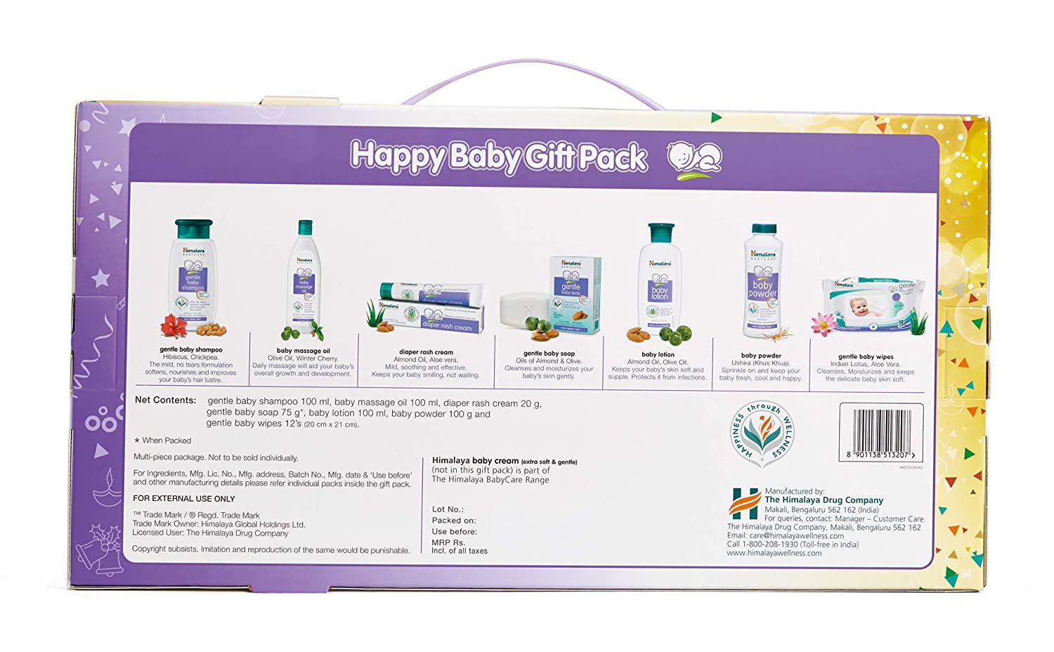 Himalaya Herbals Babycare Gift Pack, Set of 7 view 2