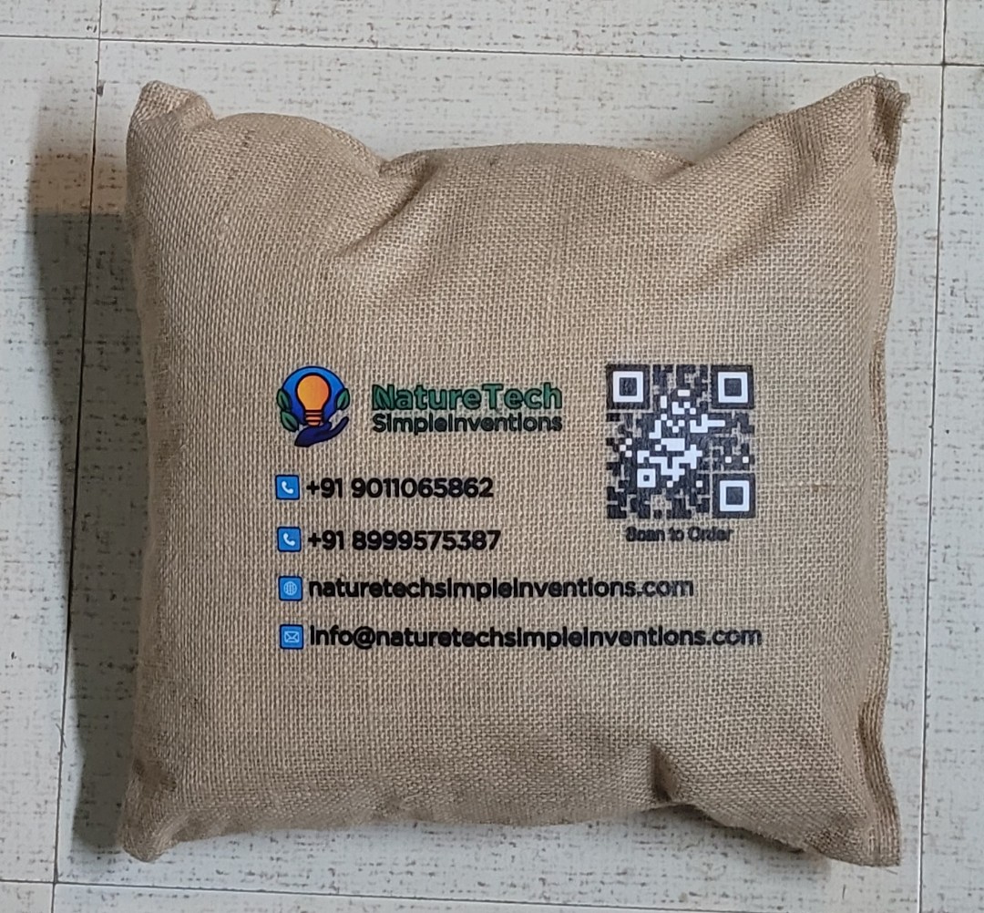 A 14*14" Eco Friendly Pillow for Seating and Back Pain Relief view 2