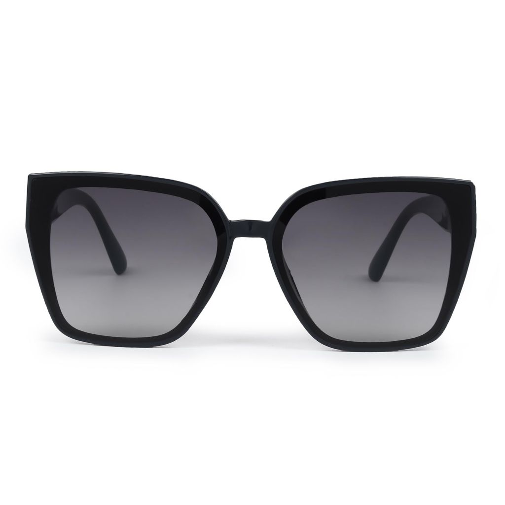 Eyenaks Premium Leather Sunglass For Women | UV400 Protection | Elegant Leather Design | Pack Of 1 (Blue) view 2