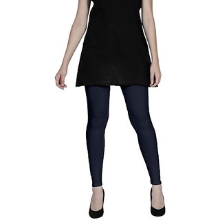 SHE PURE LUXURY WEAR Ankle Length Ethnic Wear Legging (Blue, Solid) view 2
