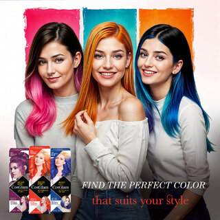 Cosglam Semi Permanent Hair Color For Women Men, (120g, #33 Vibrant Orange) view 2
