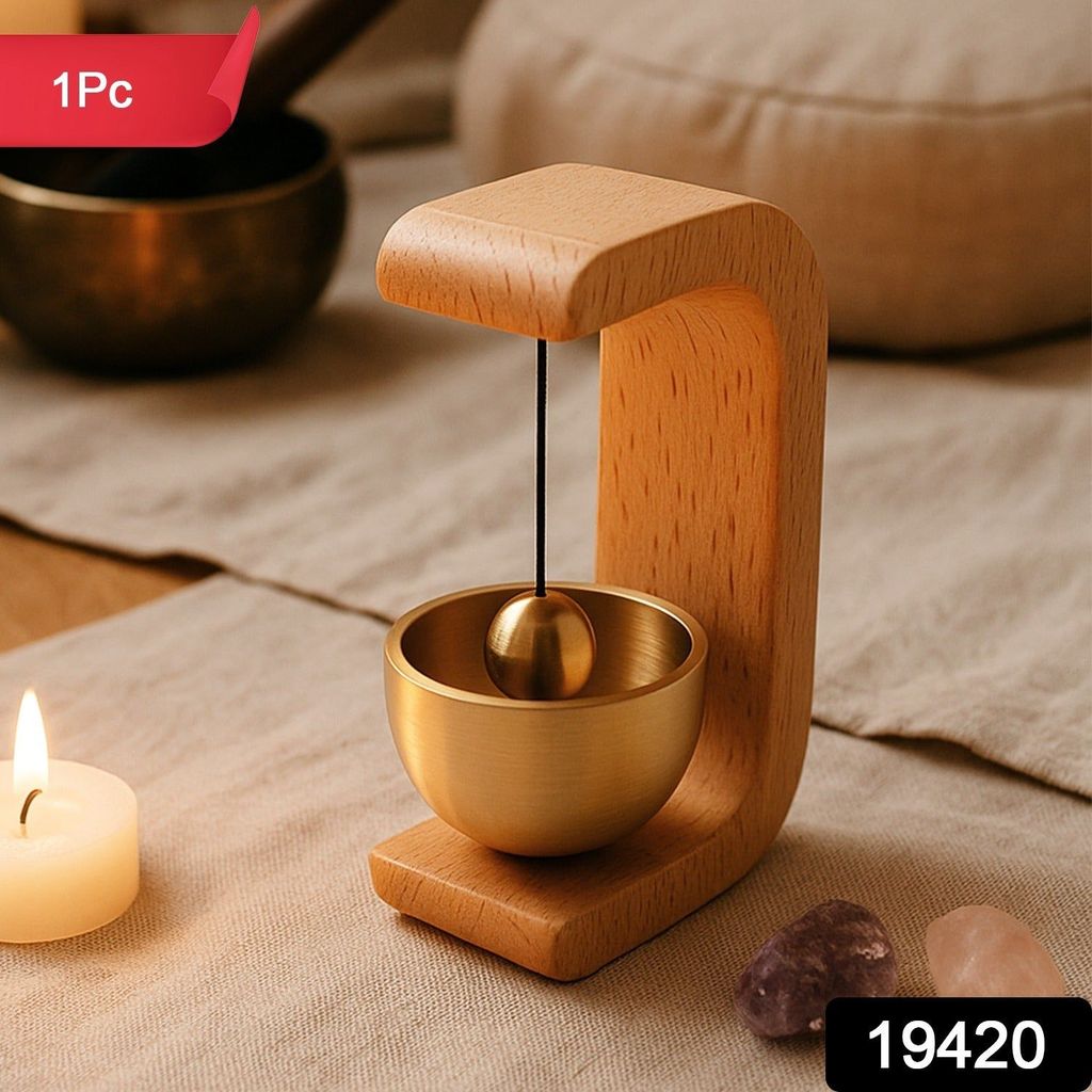 Premium Desktop Japanese-Style Zen Bell (1 Pc) view 2