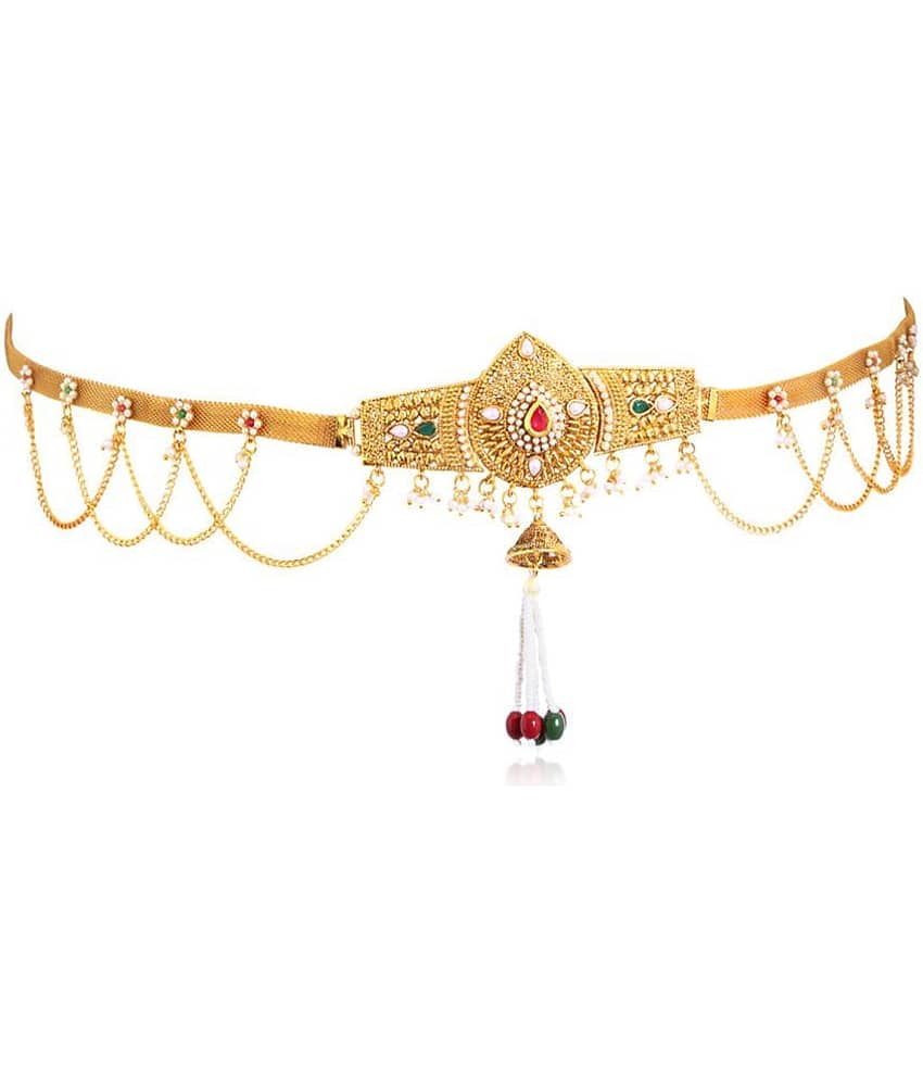 Sukkhi - Golden Kamarband ( Pack of 1 ) view 2