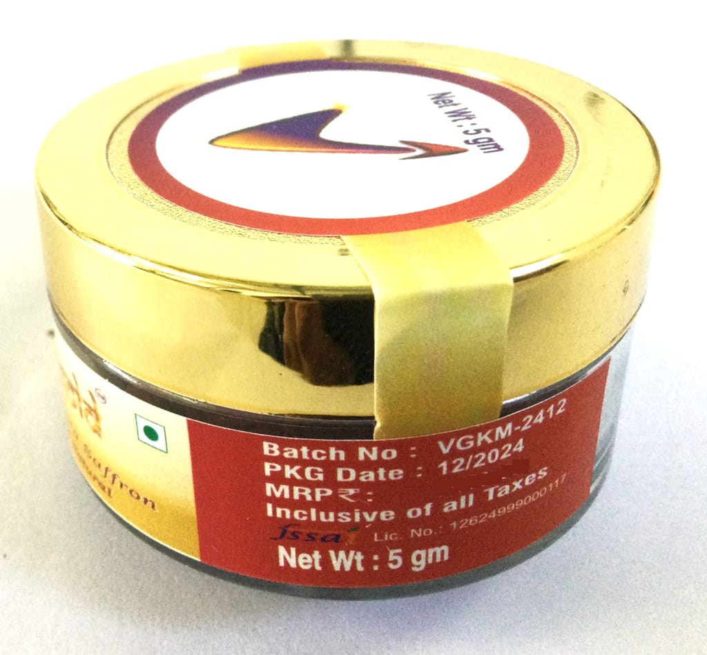 Kashmiri Pure Saffron - Mongra 5 GM view 2