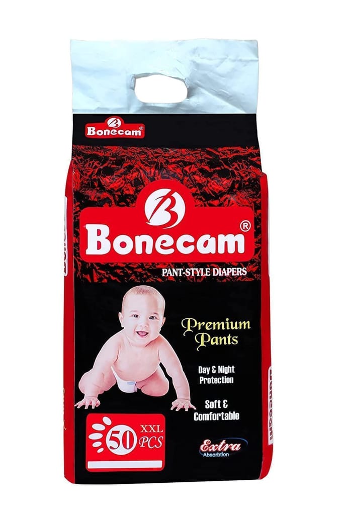 Alizee Bonecam Extra Absorb Pants Style Baby Diapers - 150 Count | Leakage Protection, Rush-Free Baby Diaper Pants view 2