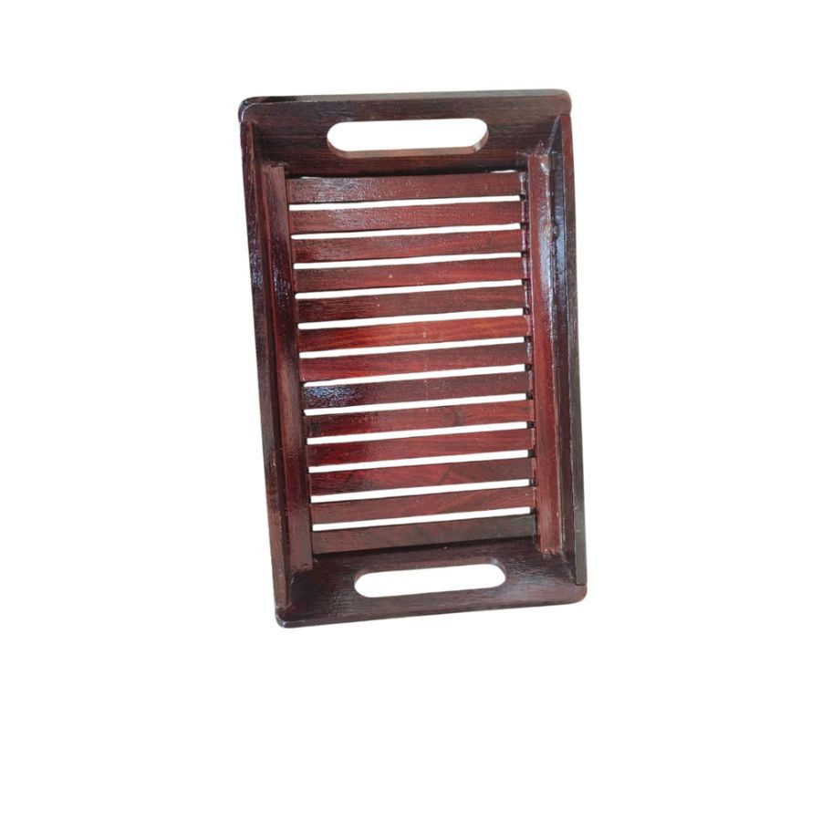 ELEGANT WOODEN SERVING TRAY
