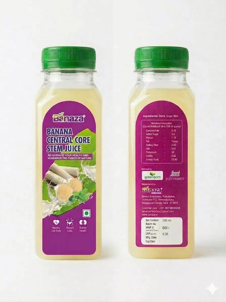 Banaza Banana Central Core Stem Juice view 2