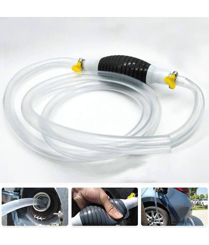 Fuel Transfer Pump Kit Tank Sucker High Flow Hand Pump Portable Manual Car Fuel Pump For All Fuels - 1 Mtr view 2