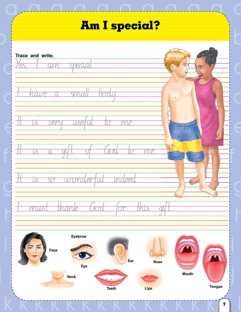 Super Handwriting Book - Part 4 Practice Book for Age 3-5 years [Paperback] Dreamland Publications [Paperback] Dreamland Publications view 2