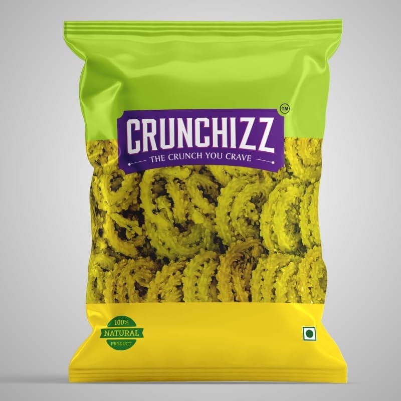 CRUNCHIZZ SPRING MURUKKU (Chakli) I Crunchy, Authentic Kerala Snack I No Artificial Additives I Perfect Tea-Time Bites I Pack of One view 2