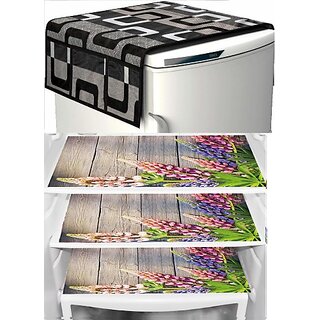 REVEXO Refrigerator Cover (Width: 20 cm, Multicolor) view 2