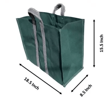AMEYSON Heavy Duty Super Strong Grocery Shopping Bag vegetable bags - Reusable Washable Grocery Bags (Green Grocery Bag (Green) view 2