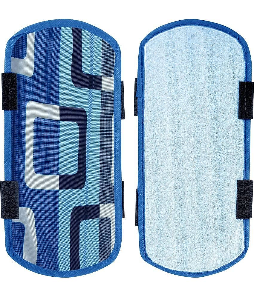 Crosmo Polyester Abstract Fridge Mat & Cover ( 99 53 ) Pack of 5 - Blue view 2