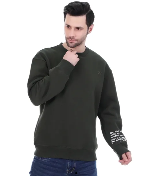 NEVAAH Heavyweight Oversized Sweatshirt - Premium Fleece view 2