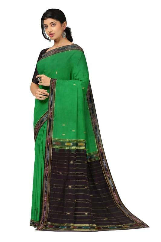 APCO Handloom (A Andhra Pradesh Govt Emporium)- Women's Traditional Pure Handloom Bandar (Polavaram) Cotton Saree | BCS0042 view 2
