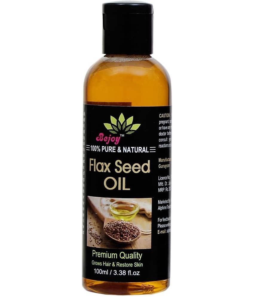 BEJOY 100% Pure And Natural Flaxseed Hair Oil 100 mL