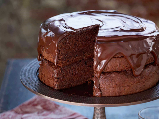 Eggless Chocolate Punch Cake