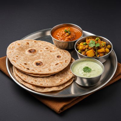 Chapathi (2 Nos) + Saghu + Chutney