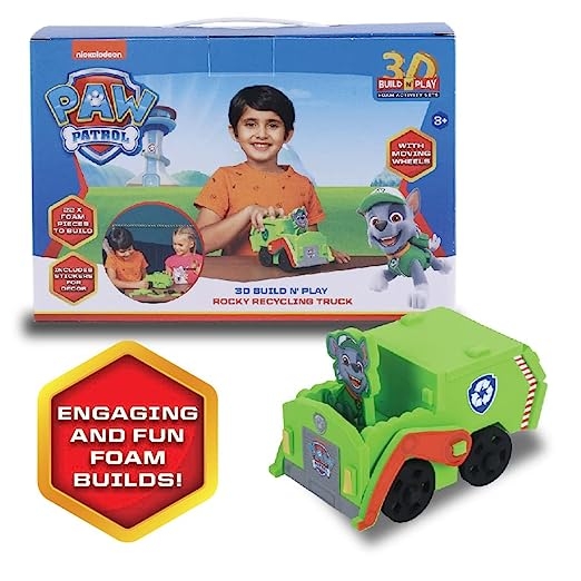 3D Build N' Play Paw Patrol Rocky view 2
