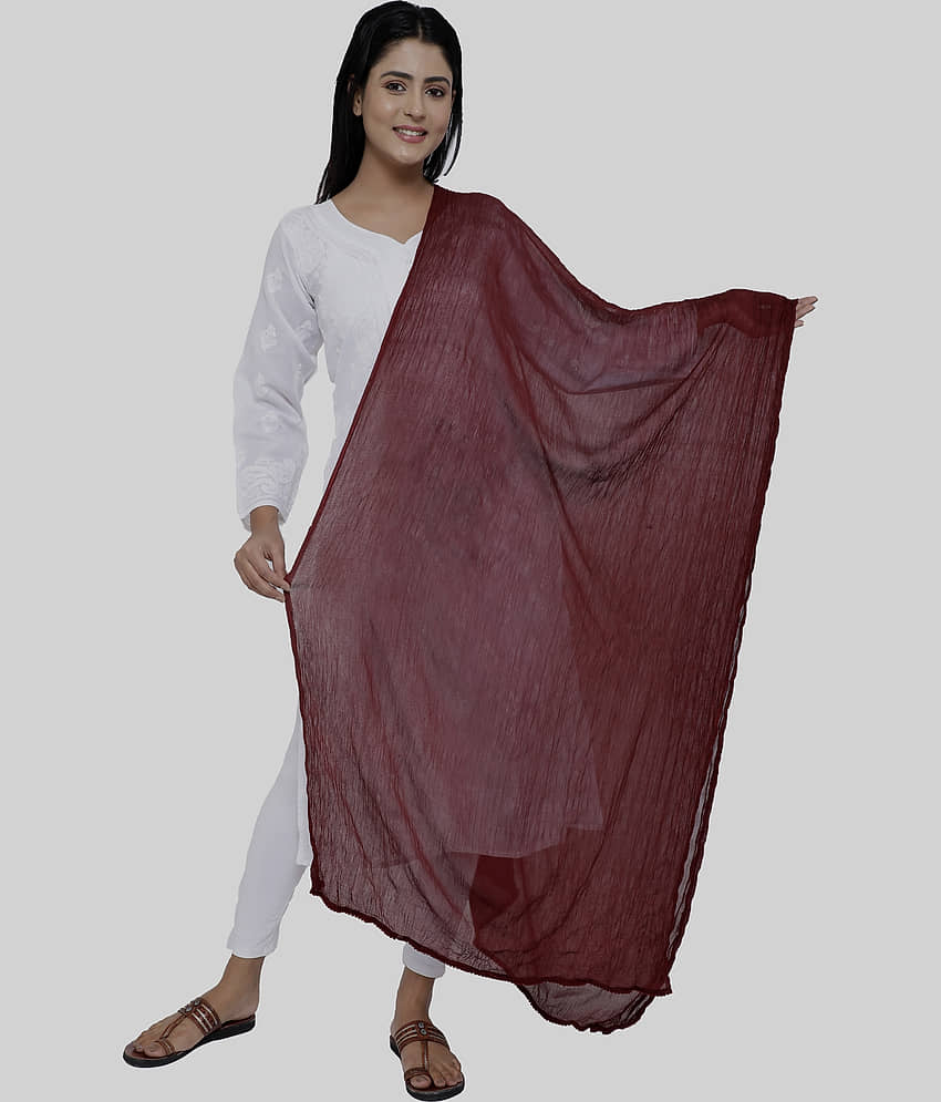 TULSI (CRAFTED WITH HEART) Women Chiffon Dupatta ( Mint Green , Pack of 1 )