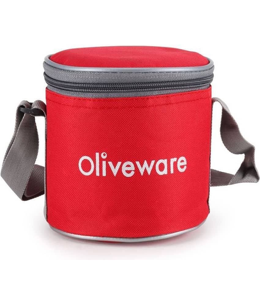 Oliveware Lovely Stainless Steel Lunch Box 3 Container (Pack of 1) view 2