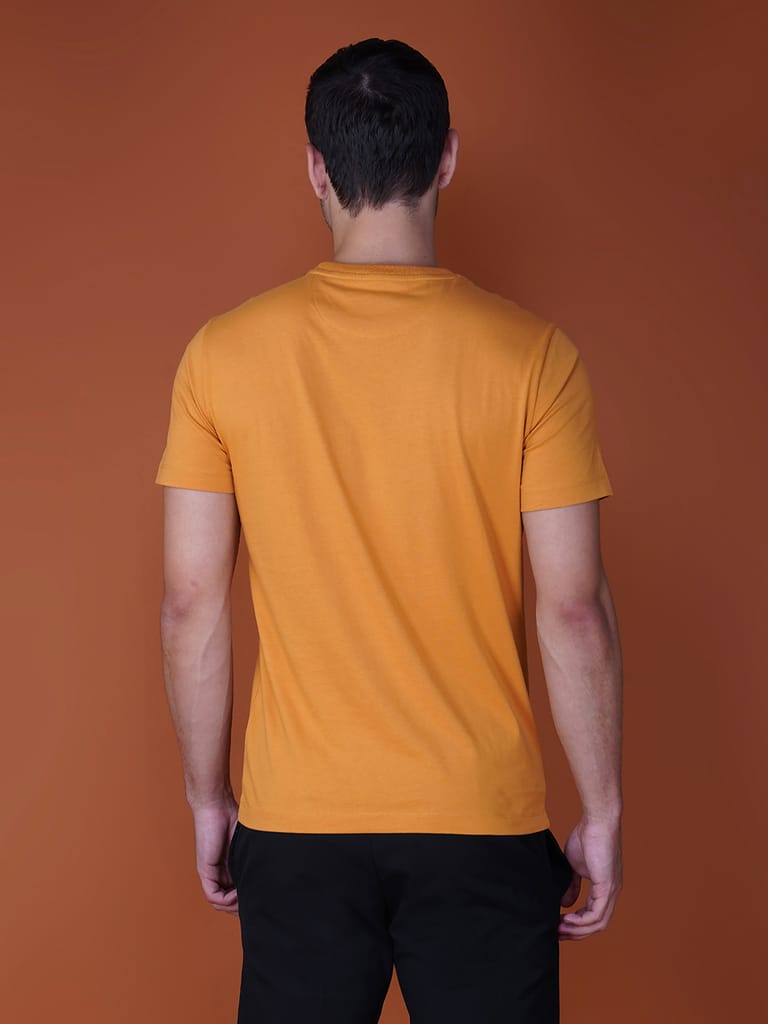 Zvezda Original Men's Cotton Jersey Tee - Euro Fit-Golden view 2