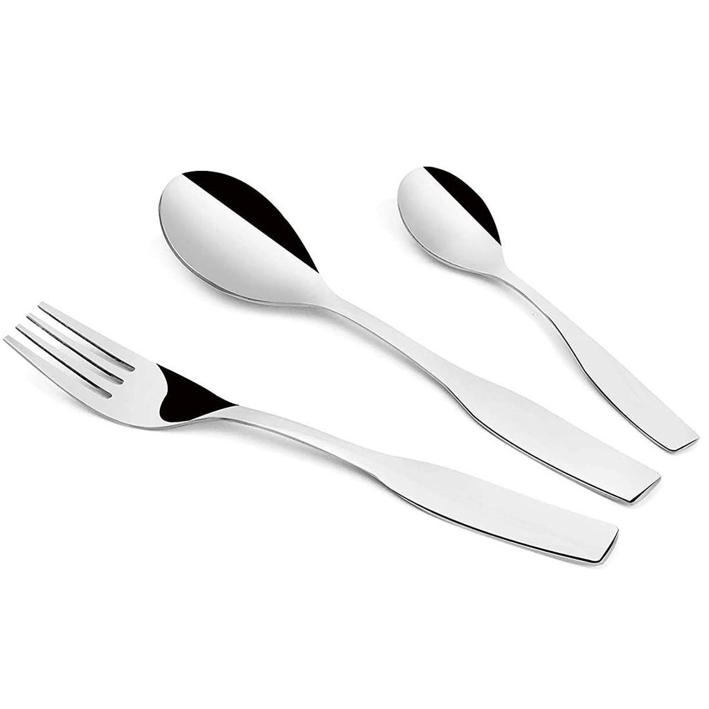 FnS Belle 18 Pc Set in Gift Box (6 Dinner Spoons, 6 Dinner Forks & 6 Teaspoons) view 2