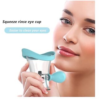 Eye Wash Cup Kit - Silicone Eye Cleaning Cup With Air Valve Eye Drop Guide For Effective Eye Cleansing Soothing Tired Eyes Travel-Friendly Eye Wash Bath Kit (Multicolor) view 2
