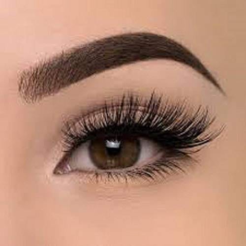 Elecsera Bonjour False-Fake Eyelashes With Glue Set Natural (Pair of 6) view 2
