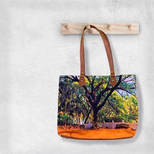 Autumn Sonata Tote Bag Green view 2