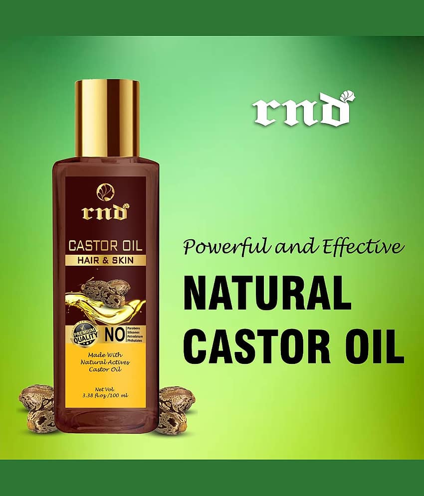 Cold Pressed Castor Oil For Hair Growth |100% Pure & Organic - Pack of 3 Hair Oil view 2
