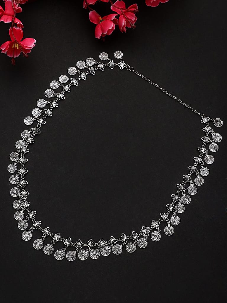 Cardinal Oxidized Silver Color Saree Belt Chain view 2
