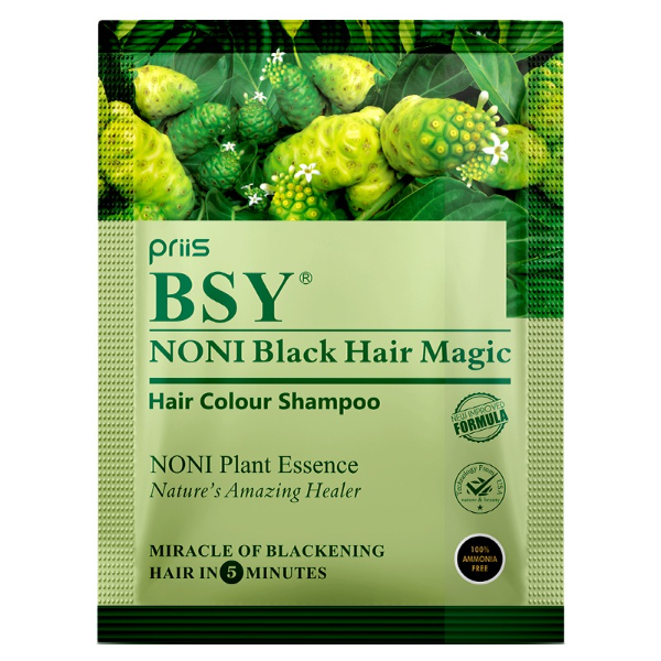 BSY Noni Black Hair Magic 20ml (Natural Black Colour) 20 ml Black x 20 – 1 Mono Carton