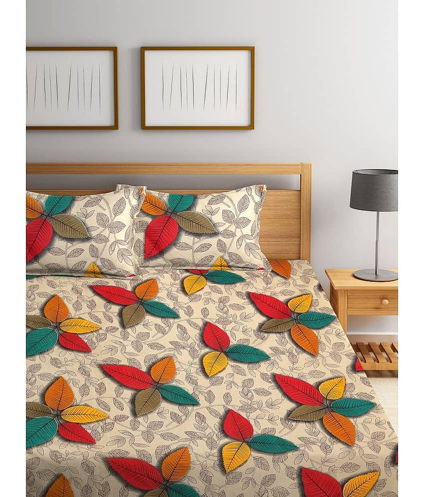 Home Sizzler Microfiber Double Bedsheet ( Assorted ) view 2