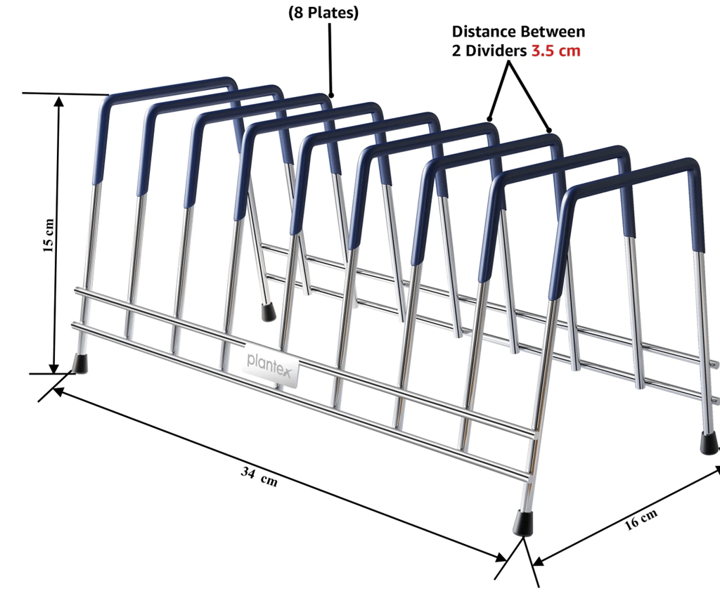 Foldable Plate Drying Stand view 2