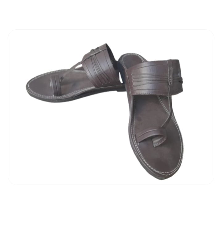 Leather Flats Female view 2